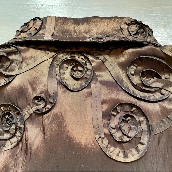 Scott Taylor textured blouse - Picture 5 of 6